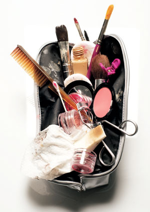 Beauty products: Makeup bag cleanup