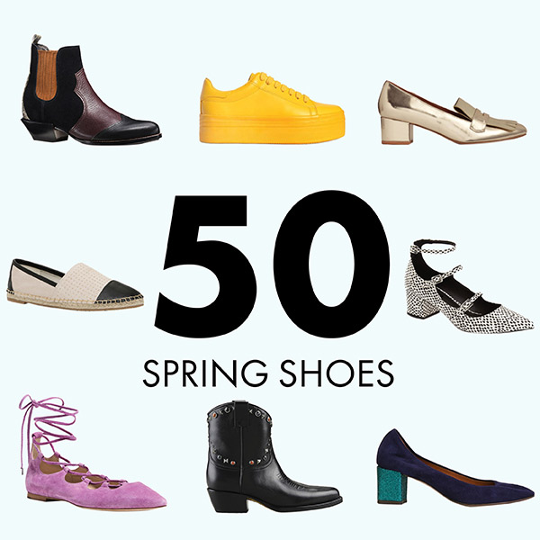 50 pairs of shoes that are perfect for spring