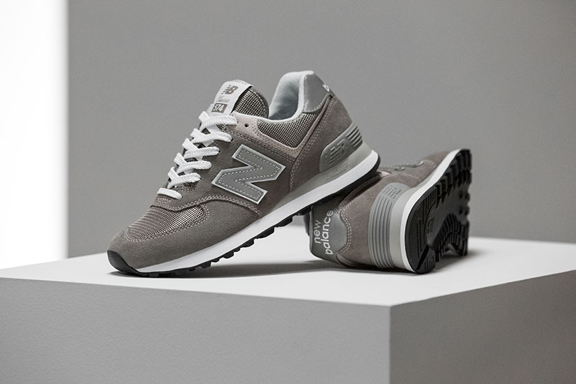 Introducing the New Balance 574 Sneaker in Iconic Grey | Elle Canada
