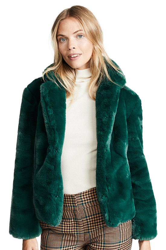 SHOWNO Womens Fall Winter Hooded Fluzzy Sherpa Faux Fur Cardigan Coat Outerwear 
