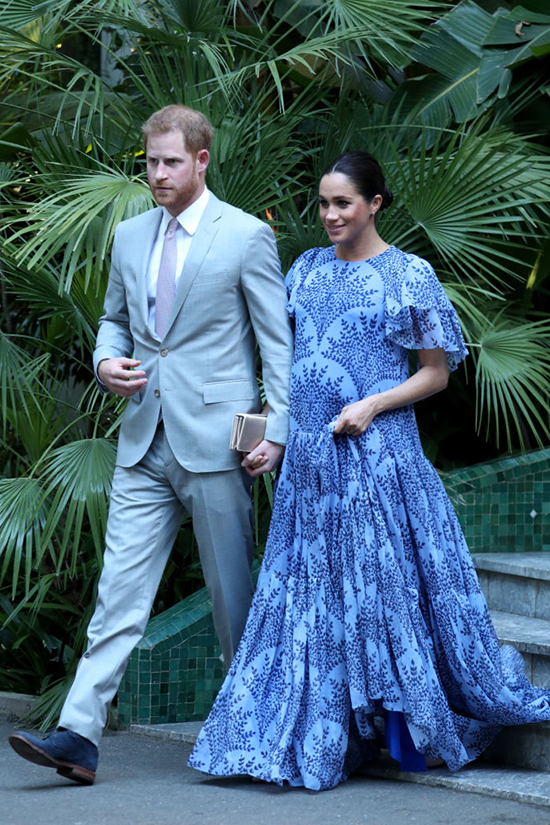 Prince Harry and Meghan Markle in Morocco.