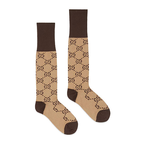 GG-pattern-cotton-blend-socks-gucci