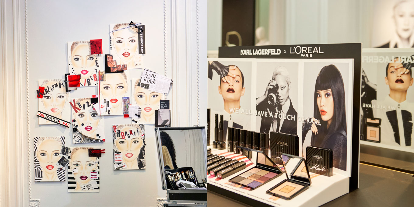 The L&#39;Oréal Paris x Karl Lagerfeld Collection Is Finally Here | Elle Canada