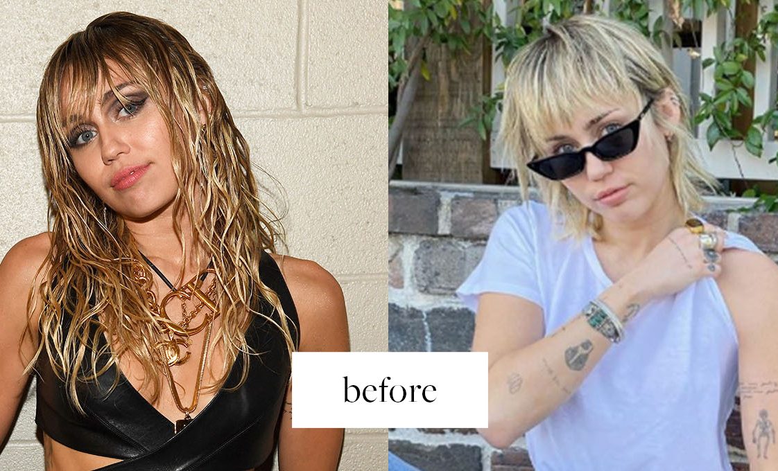 Miley Cyrus Reveals Pixie Mullet Haircut Elle Canada