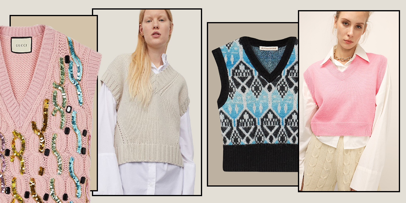 Gucci Argyle knitted cotton vest  Harvey Nichols