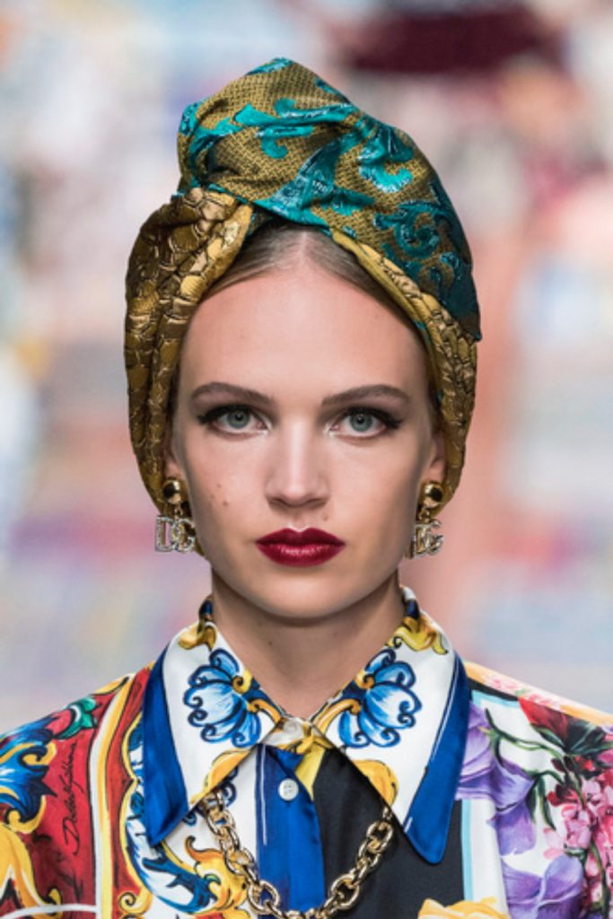 SS21 Hair Trend: Detail Oriented (Dolce and Gabbana)