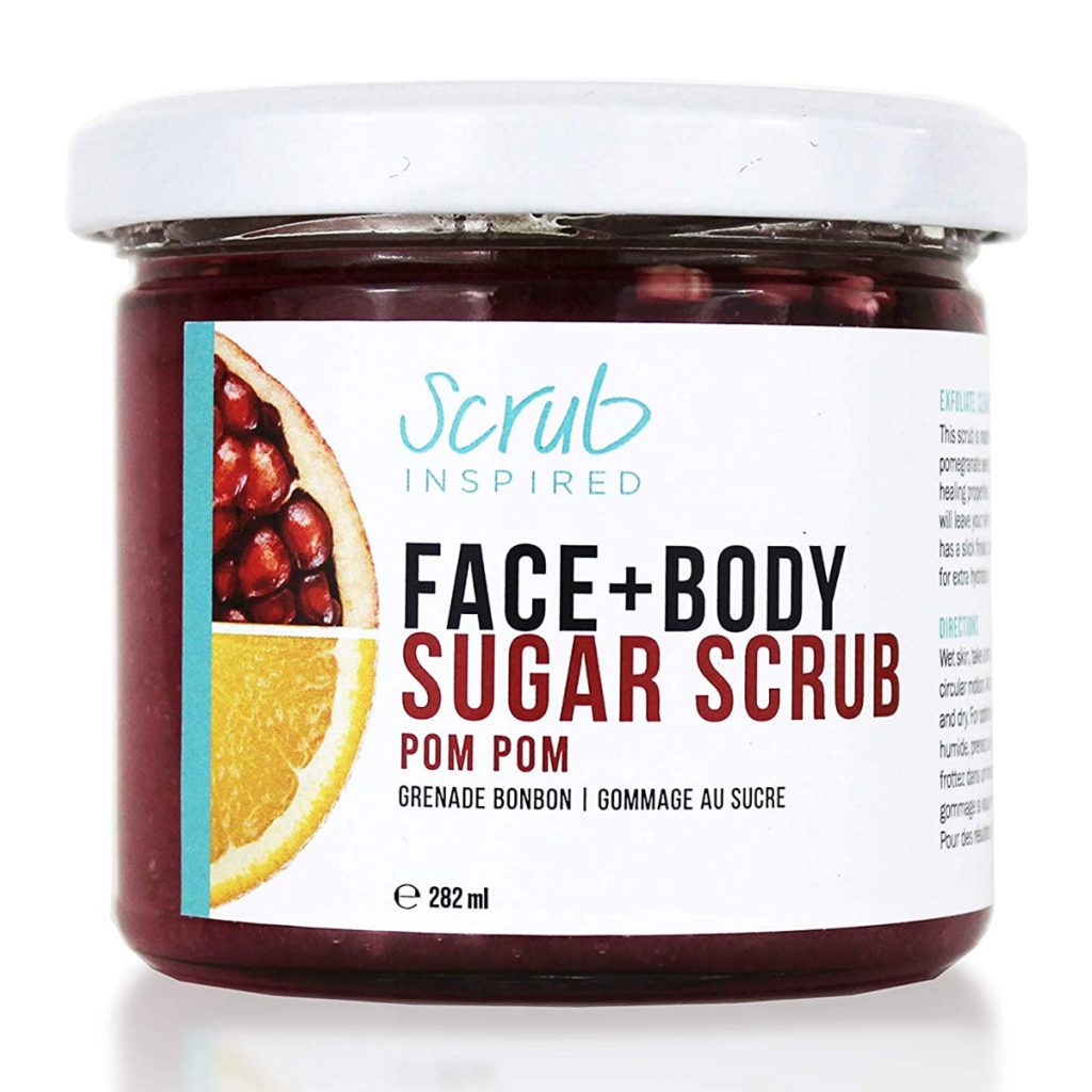 Scrub Inspired Pom Pom Face + Body Sugar Scrub