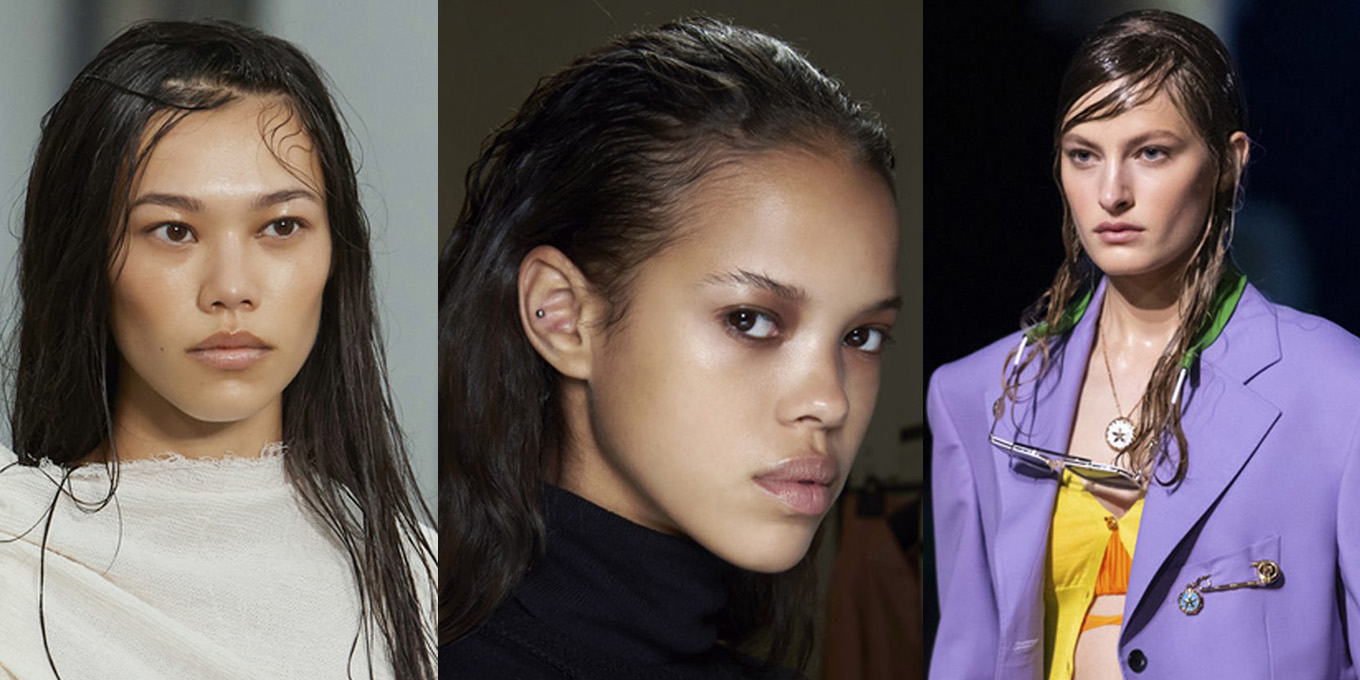A Spring 2021 Hair Trend to Watch Out for: Wet  | Elle Canada