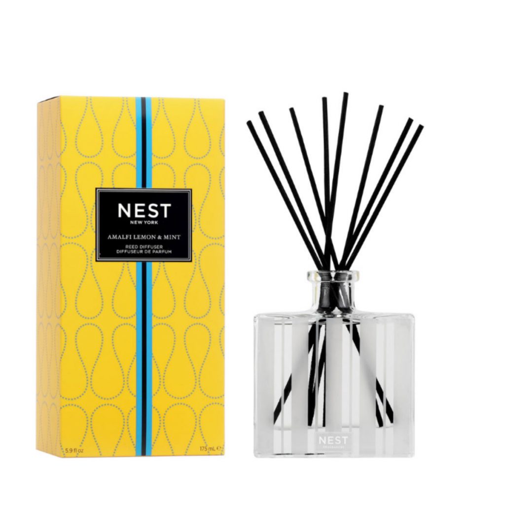 Amalfi Lemon & Mint Reed Diffuser, NEST Fragrances