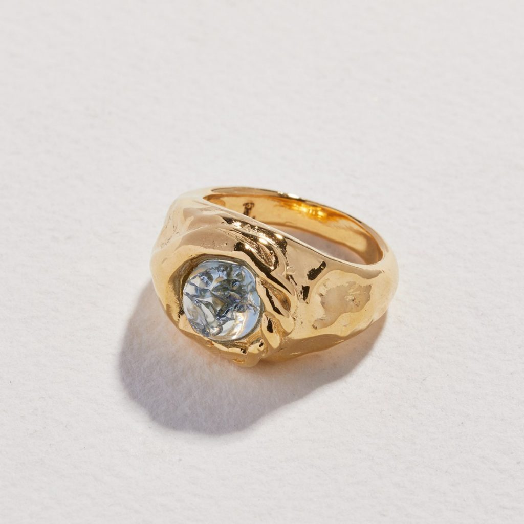 Pamela Love Braided Stone Ring