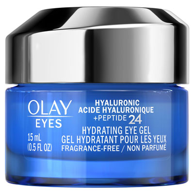olay hydrating eye gel hyaluronic acid peptide 24