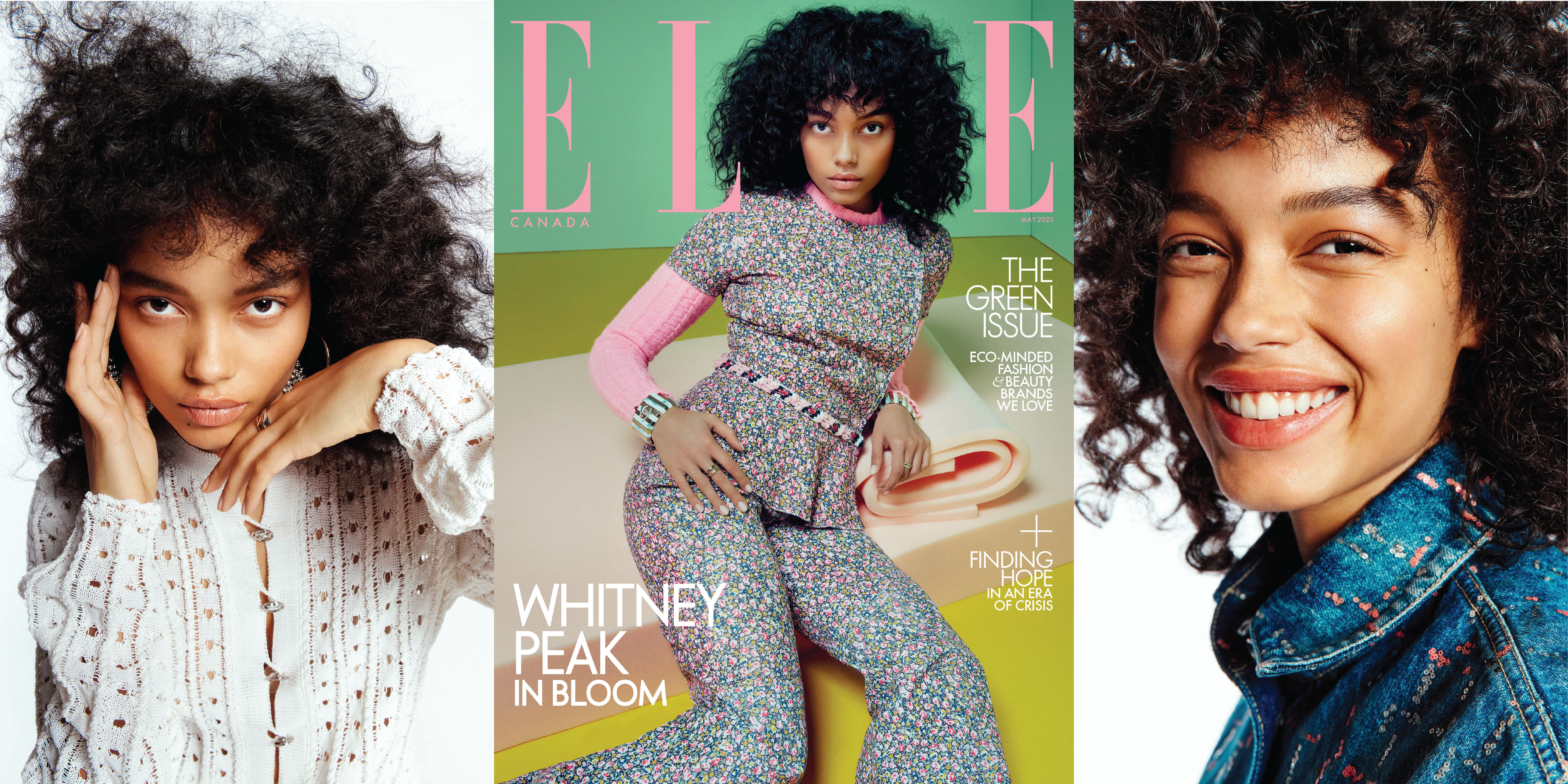 Rising Star Whitney Peak Covers ELLE Canada's May 2023 Issue