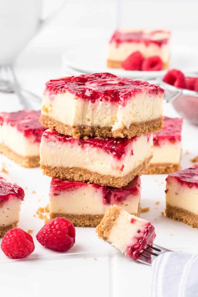 Raspberry-Cheesecake-Bars-Stack-Bite