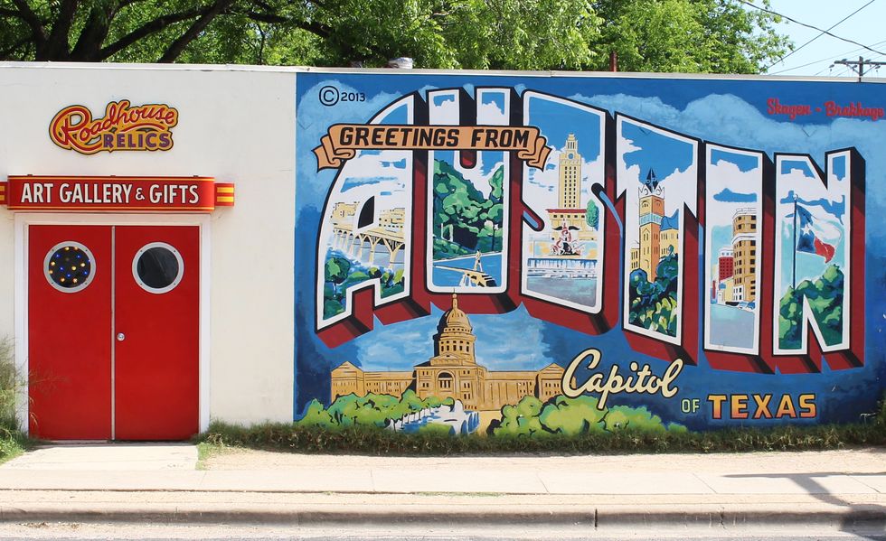 “Greetings From Austin” Mural