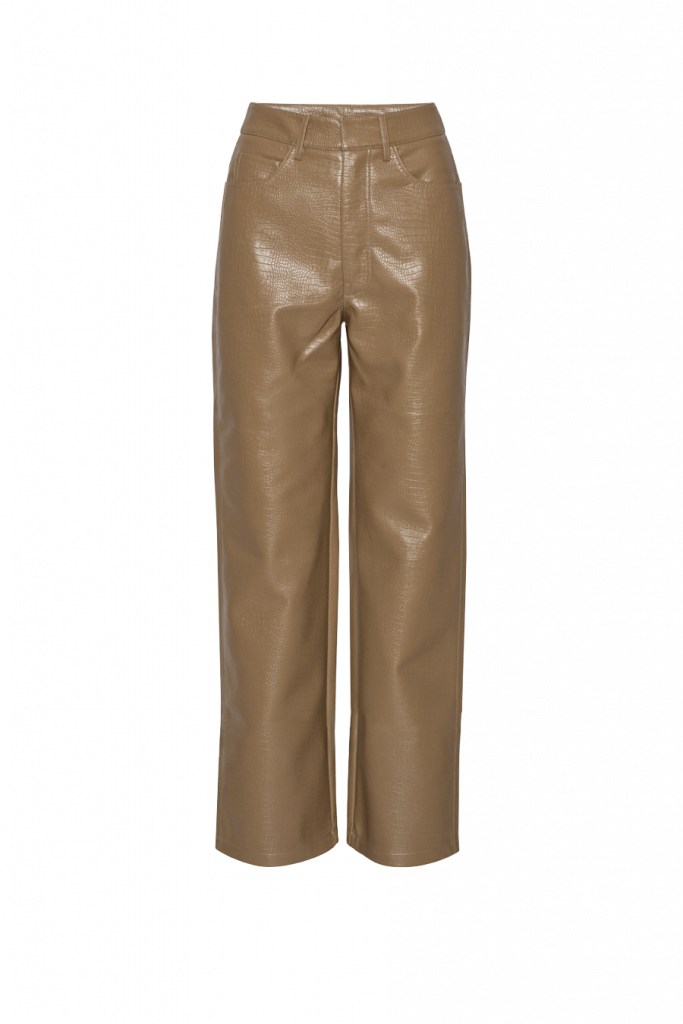 Rotate Birger Christensen Textured Straight Pants